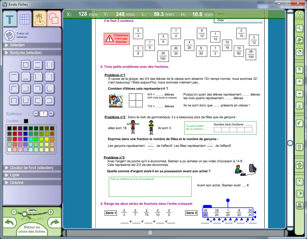 Logiciel Numération, opérations et calcul au CM2
