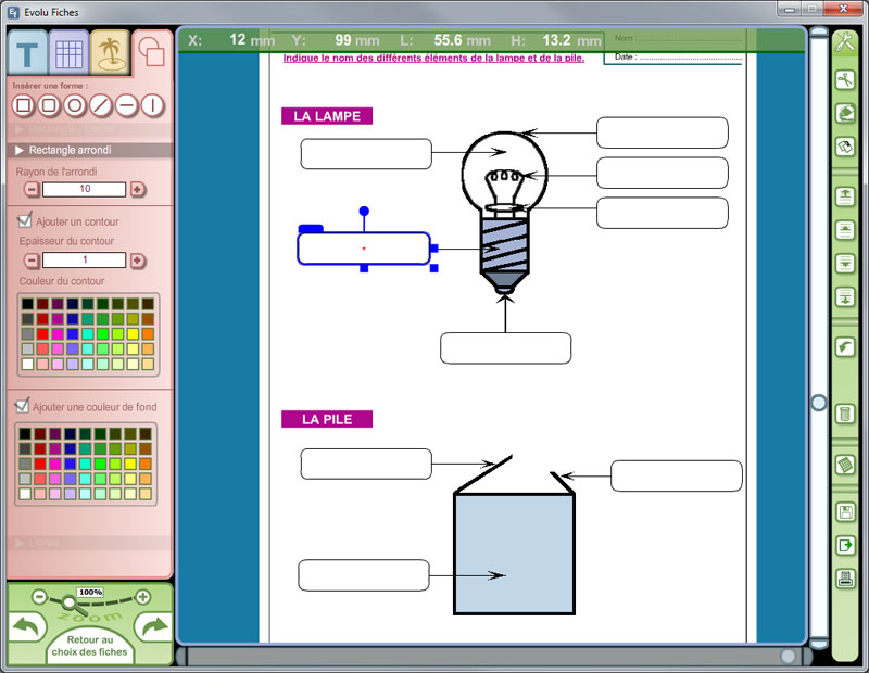 Logiciel objets et Réalisations techniques (Cycle 3-SEGPA)