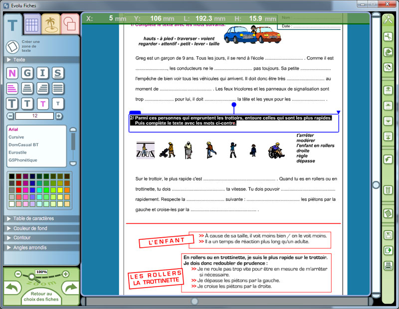 Logiciel Sécurité routière et gestes de premiers secours (CE-CM)