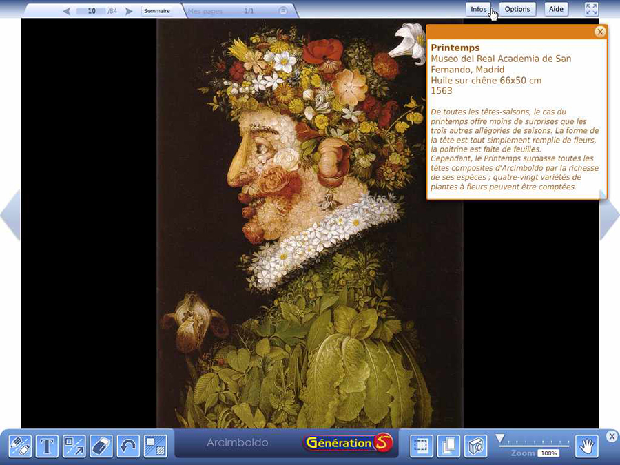 Oeuvre d'Arcimboldo - Le Printemps