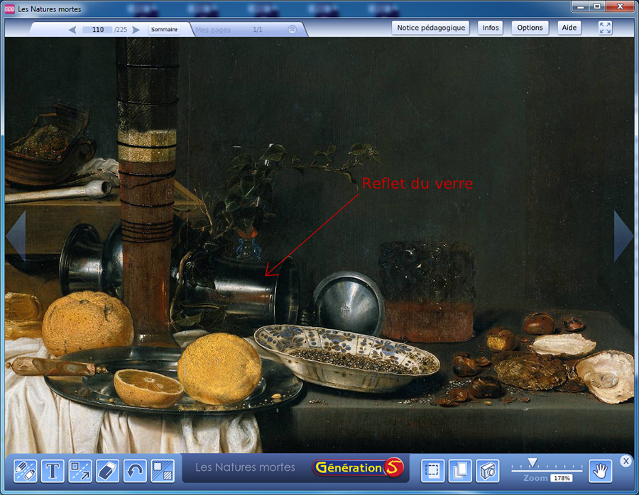 Détail d'une nature morte