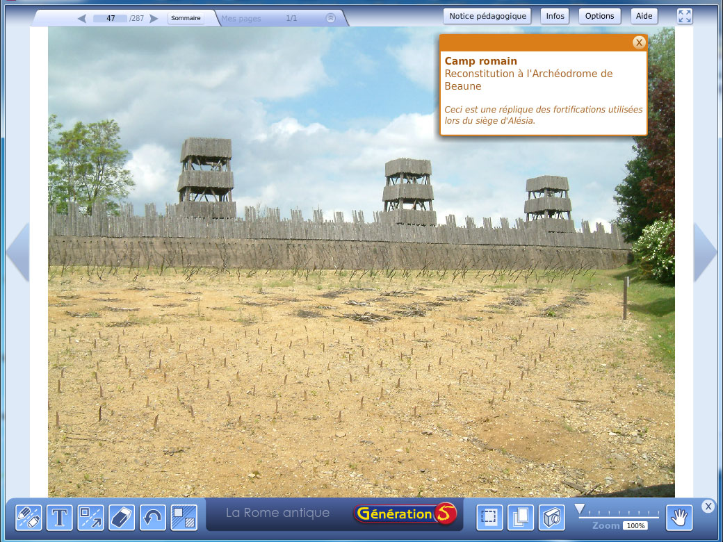 Reconstitution d'un camp romain - Rome Antique