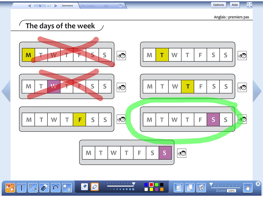 Activité Anglais : premiers pas (Ressources TBI - Vidéoprojection)