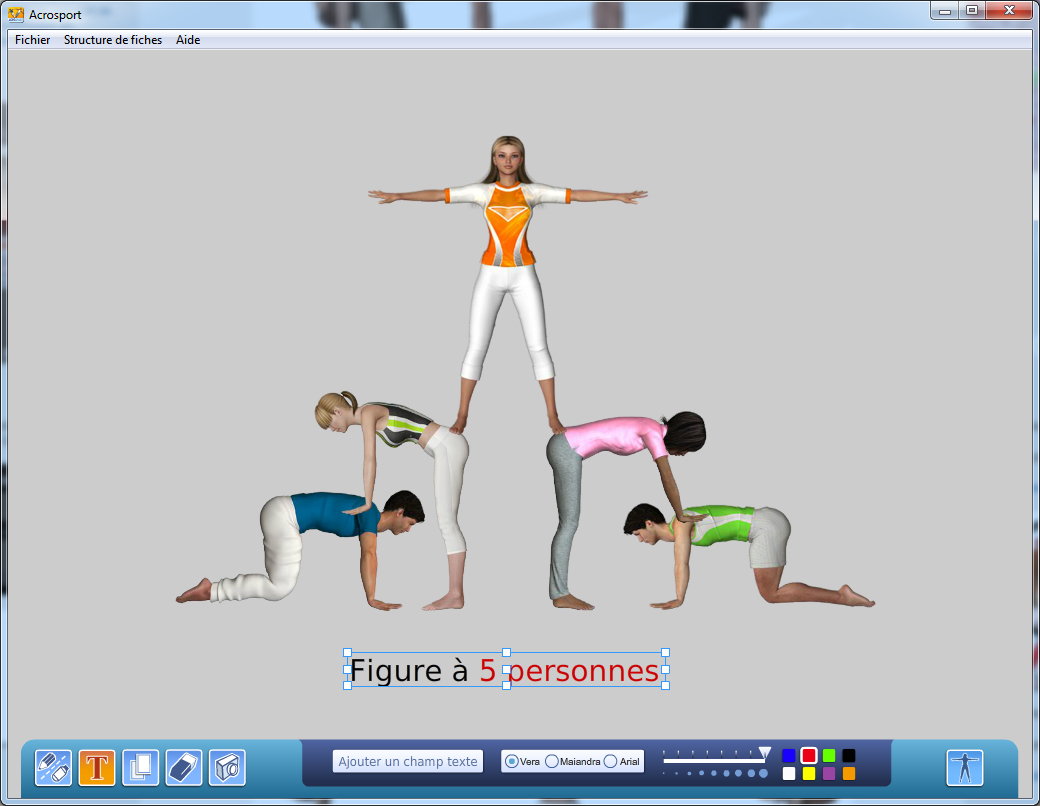 Création d'une figure Acrosport