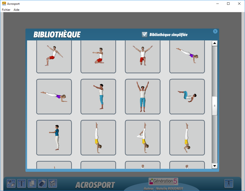 Bibliothèque Acrosport
