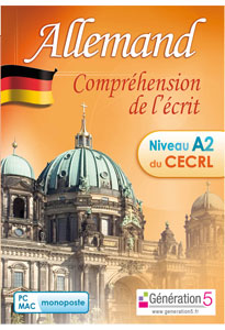 Allemand – Compréhension de l'écrit Niveau A2