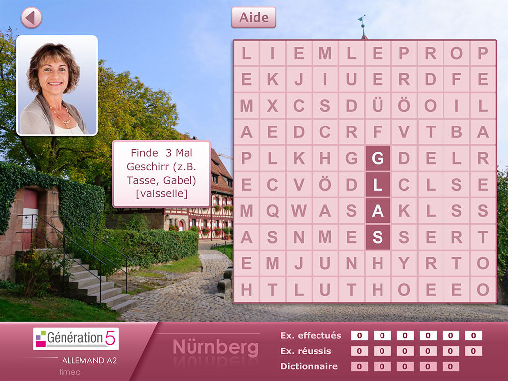 Exercice Allemand – Compréhension de l'écrit Niveau A2