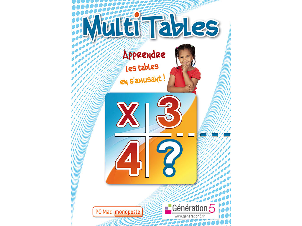 Logiciel de maths Multi tables