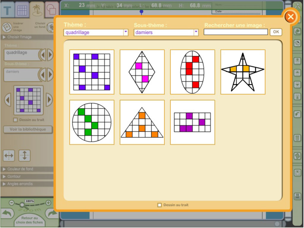 Logiciel Evolu Fiches - Activités mathématiques en Grande section