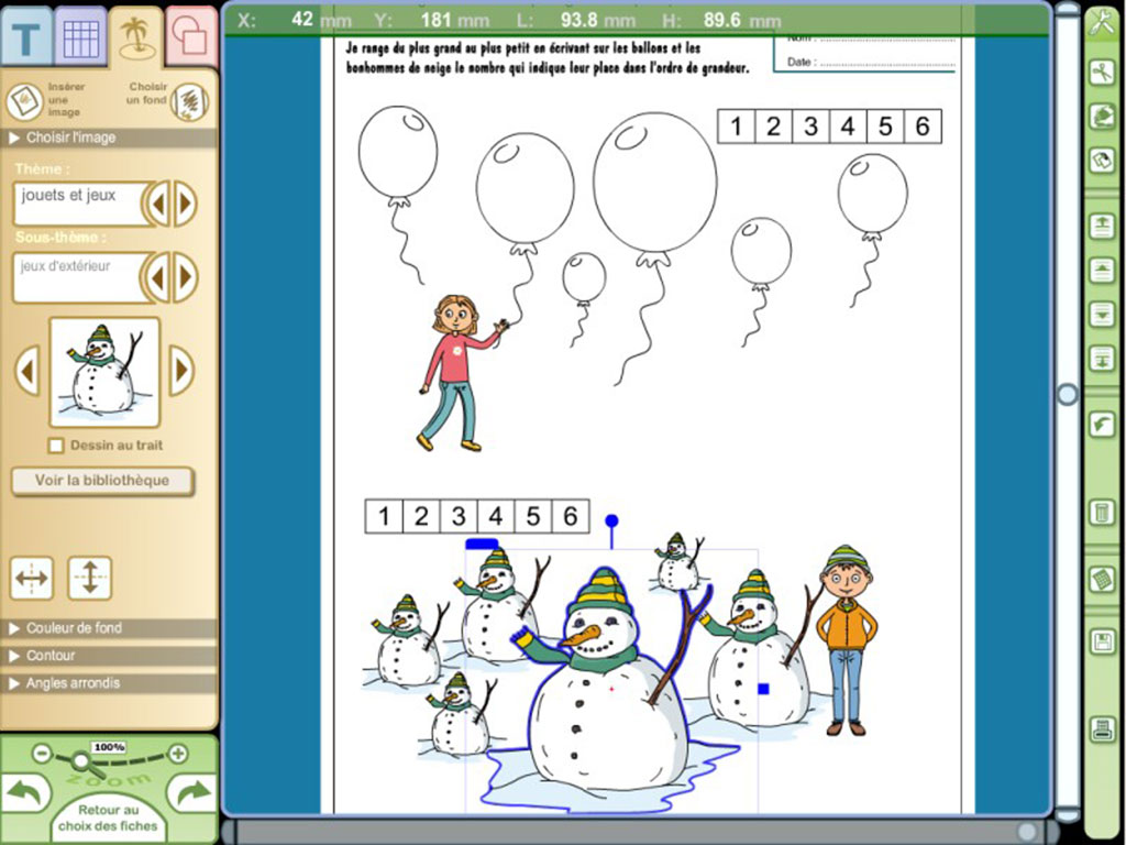 Logiciel Activité mathématiques - Grande section