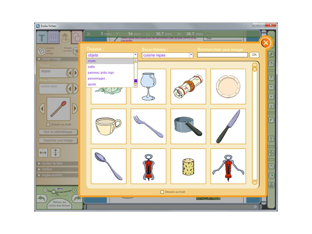 Logiciel Evolu Fiches - Lecture en Maternelle Grande Section