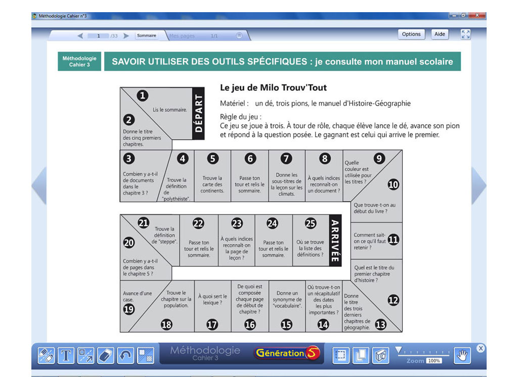 Méthodologie interactive en 6e-5e - utiliser des outils