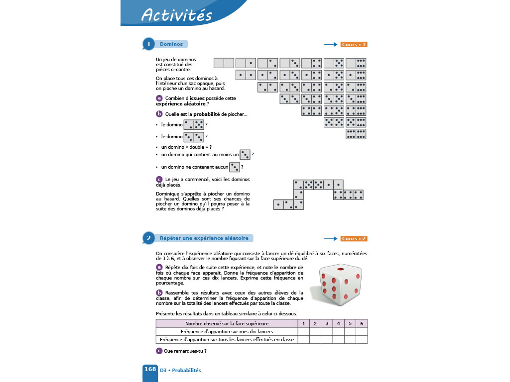 Activités manuel iParcours Maths 4ème