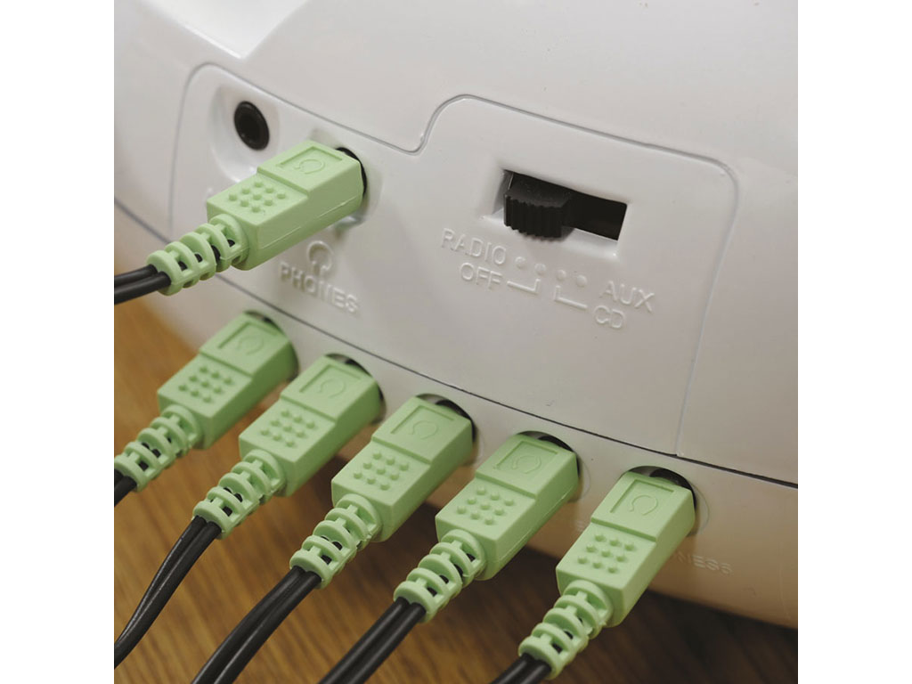 Lecteur CD Radio MP3 multi écouteurs