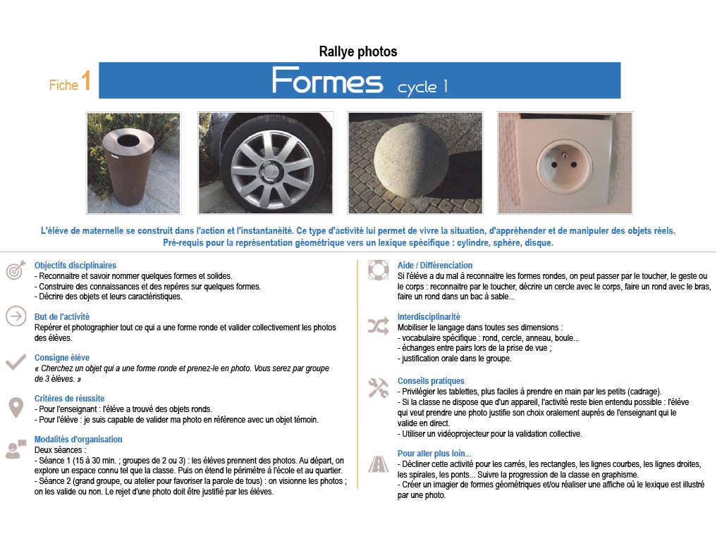 Les formes en primaire - Maths en vie
