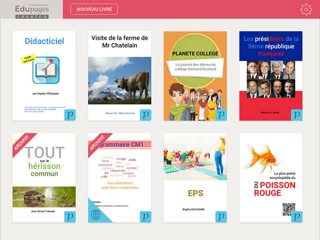 Logiciel de création de livres numériques