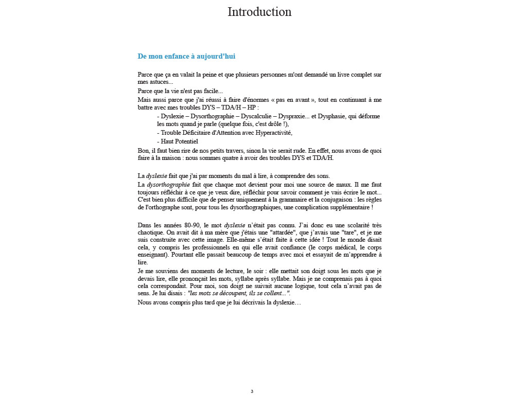 Introduction Les clés de la mémoire pour les dys