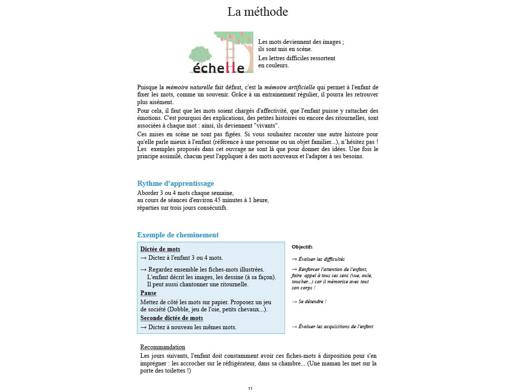 Méthode Les clés de la mémoire pour les dys