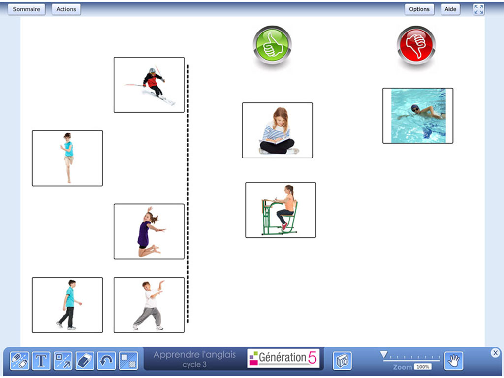 Logiciel Apprendre l'anglais Cycle 3 - TBI - Vidéoprojection
