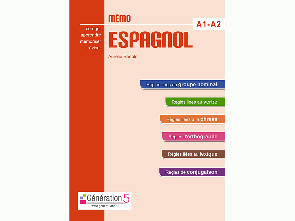 Mémo espagnol A1-A2