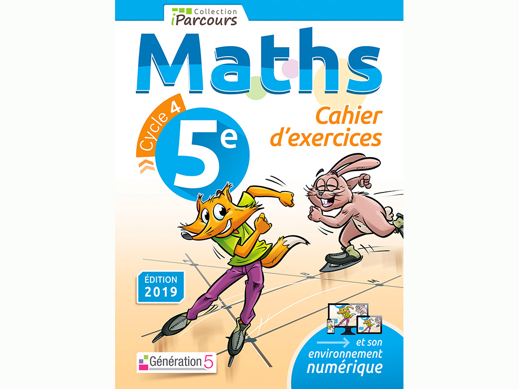 Cahier d'exercices iparcours maths 5e