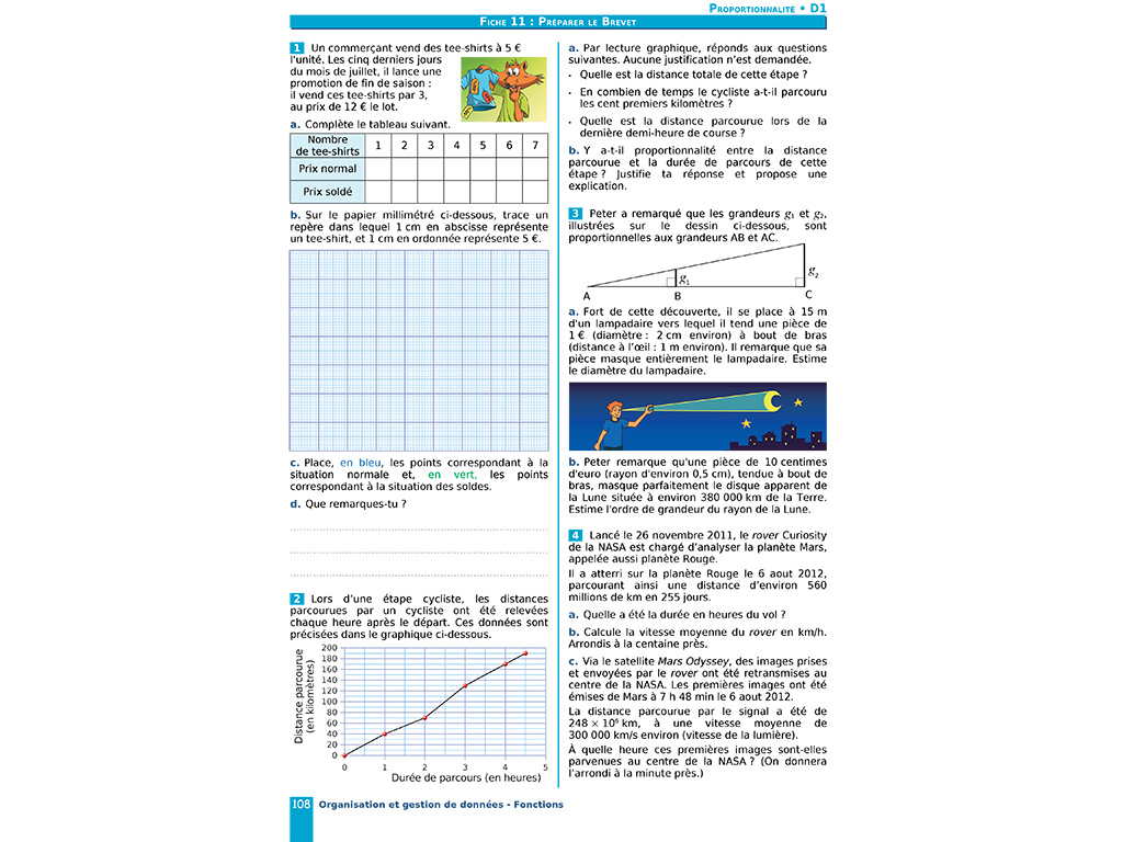 Préparer le brevet - cahier iParcours maths 4e