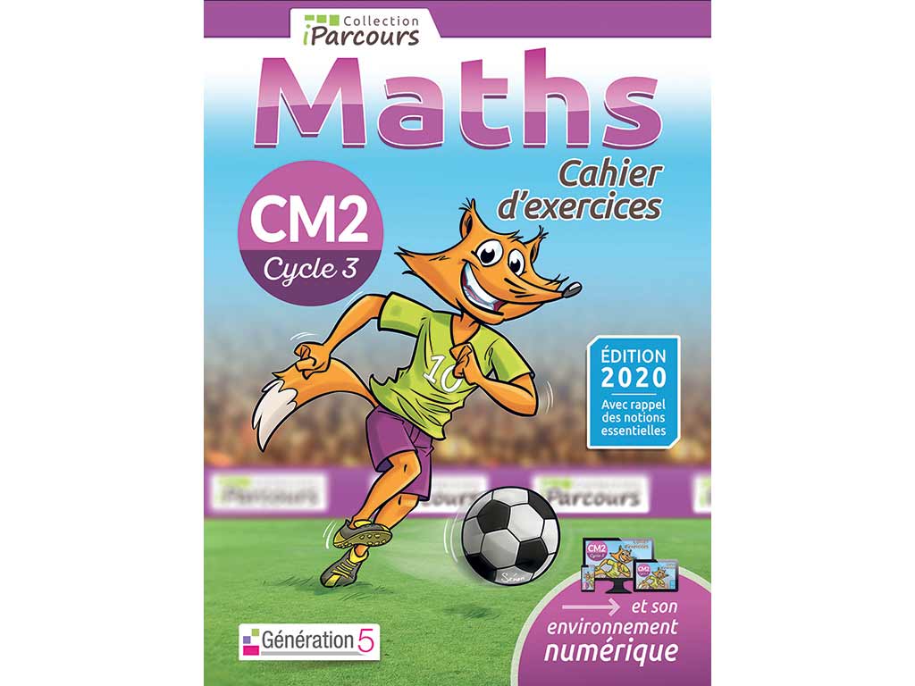 Cahier d'exercices iParcours maths CM2