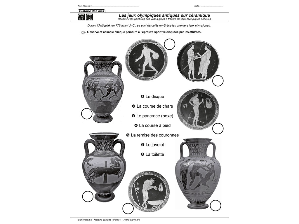 Fiche activité Histoire des Arts
