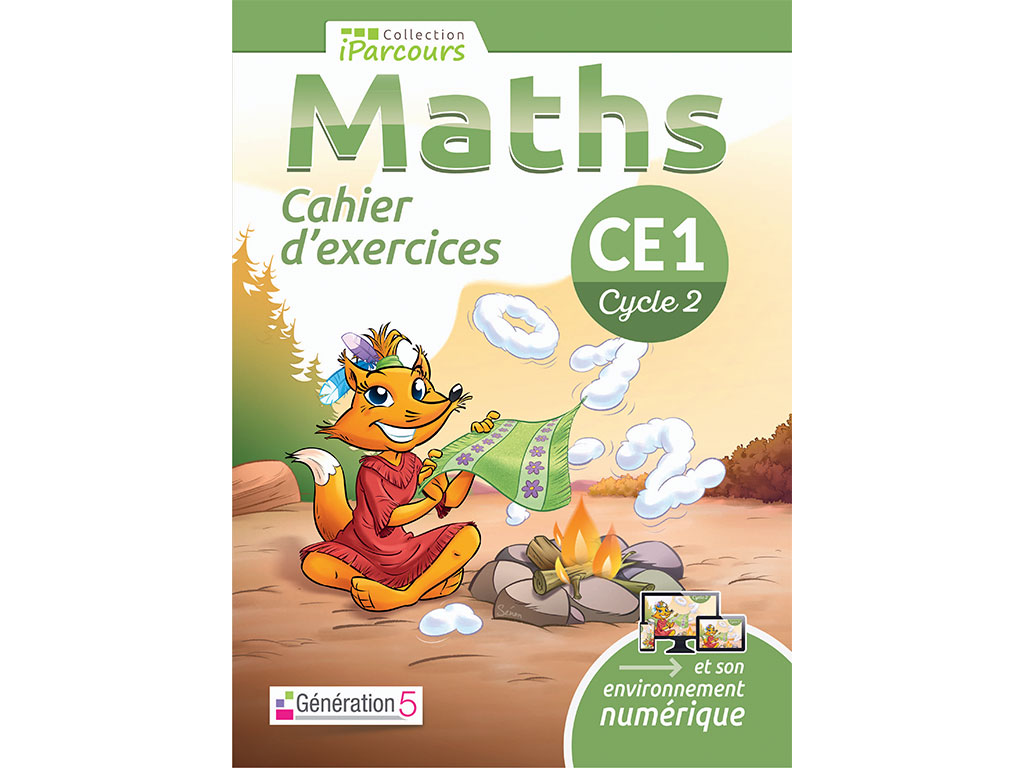 Cahier d'exercices iParcours Maths CE1 (éd. 2023)