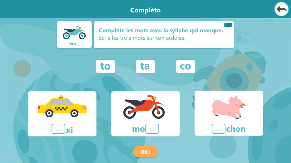 Défi-rituel de français - CP