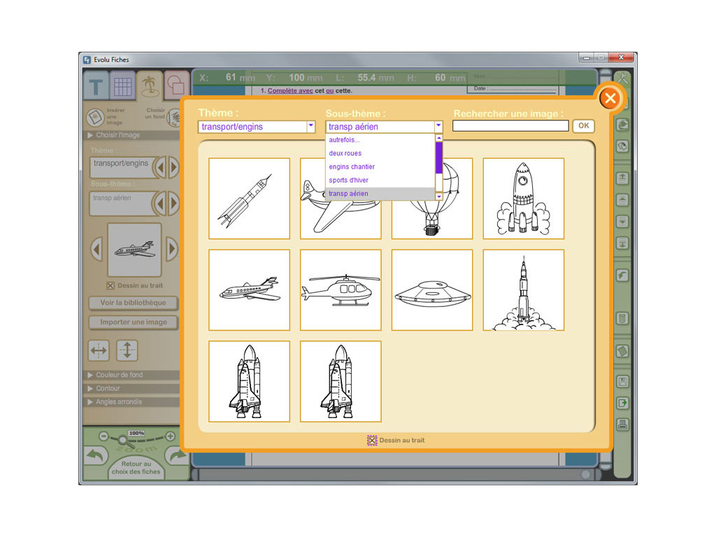 Logiciel Evolu Fiches - Orthographe (CE1-CE2)