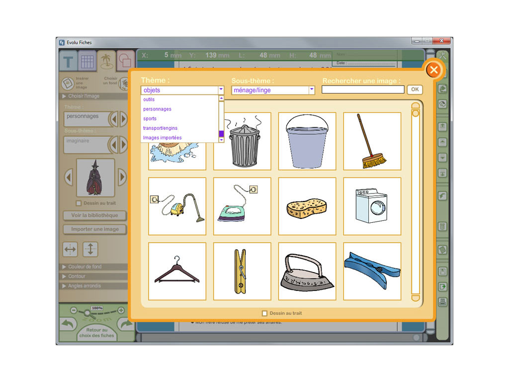 Logiciel Evolu Fiches - Grammaire (CE1-CE2)